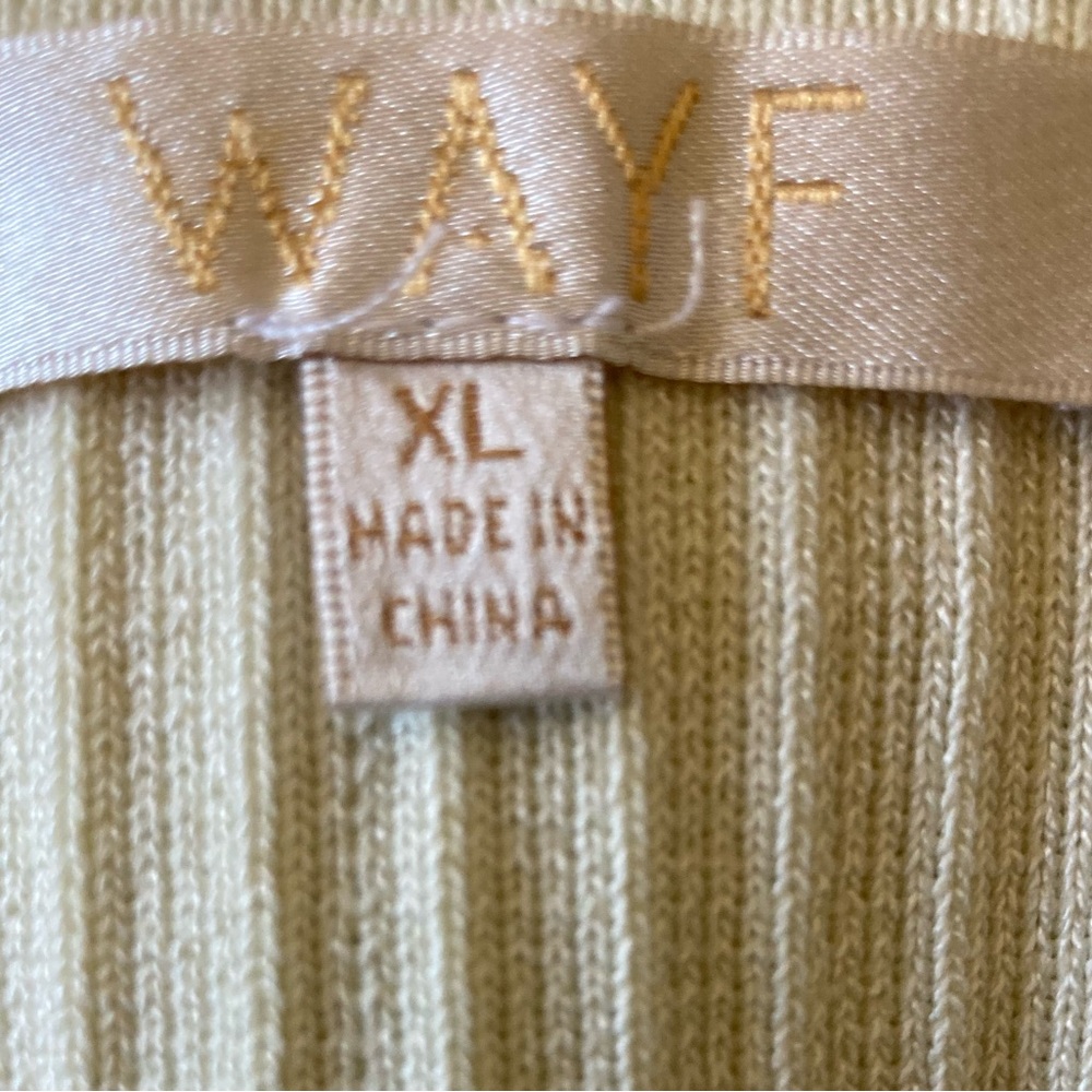 Wayf Ivory Ribbed Crop Top - Picture 2 of 4